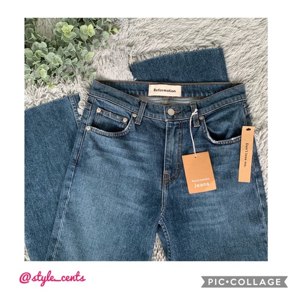 Reformation Denim - 🌿NWT Reformation Frayed Ankle Jeans🌿